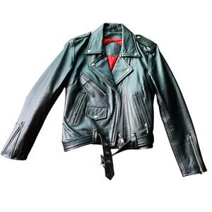 Straight To Hell Leather Jacket size L